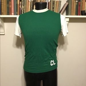 60s-70s vintage Dodger ringer t-shirt